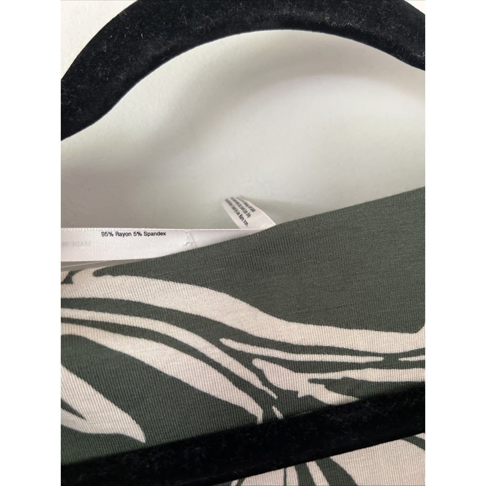 NEW Soma Soft Jersey Caftan Short Bra Dress Size Large Leaf it be Climbing Ivy - Picture 6 of 6